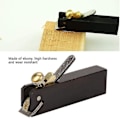 Miniatyrbillede 3 af 4: Bærbar træhøvl sort Mi Mi -kabel Woodwood høvl træskæringsværktøj (1 stk., sort)