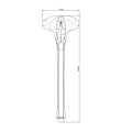Miniatyrbilde 1 av 5: Gitarbue 22,6 cm Lengde Gitar Tuning Tone Picks Tilbehør For Profesjonell Spiller Nybegynner Grå