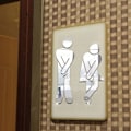 Pikkukuva 5 / 5: WC-tarra! Hauska kylpyhuoneen WC:n, WC:n oven, peilin symbolimerkkisetti kotiin, toimistoon ja työpaikalle (1 pari, hopea) -z