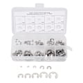 Miniatyrbild 4 av 7: 120 st E-clips Rostfri Stålbricka Extern Låsring Låsringssortiment Kit 1,5 mm-10 mm