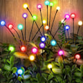 Miniatyrbild 1 av 5: 4-i-1 Solcellsträdgårdslampa - Fjärils-LED med Fjärrkontroll & 8 Lägen, Automatisk Timer