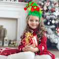 Miniatyrbild 4 av 5: Julhuvudband 3-pack Julgran Rensa Huvudbonader Gevir Mickey Elf Huvudhatt Toppar Flexibla Röd Grön Semester Hårband