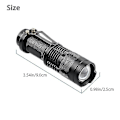 Miniatyrbillede 4 af 5: Led Ultra Violet Uv 365 Nm Blacklight Lommelygte Inspektionslampe Lommelygte -z