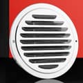 Miniatyrbillede 4 af 4: Rund ventilationsrist i rustfrit stål - Ventilationsrist - Luftudtagdæksel - 100 mm