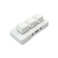 Miniatyrbilde 1 av 5: Mk321bt 3-tasters Mini Tilpasset Mekanisk Tastatur Blå Bryter Usb+bt Dual-modus Tilkobling For Spill
