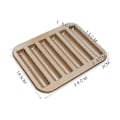 Miniatyrbillede 2 af 5: Biscuit Stick Bageplade Kulstofstål Brødstang Biscotti Damefinger Lille Muffin Cupcake Tin Bakke