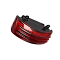 Miniatyrbillede 2 af 5: Motorcykel Baglygte Tri-bar LED Brems Blinklys Til Touring Street Road Glide 20