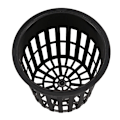 Miniatyrbillede 2 af 5: 15 stk. 4 tommer netkopper med slidset mesh bred læbe filter plante netpot spand kurv til hydroponics