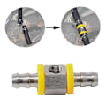 Miniatyrbilde 2 av 5: Universalt drivstofftrykksmåler 1/8 Npt (140 Psi) med 3/8 tommers drivstoffledning Drivstofftrykksmåler Sensor T