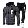 Miniatyrbild 2 av 7: Nytt Mode Träningsset För Män Hoodie Fitness Gym Kläder Män Löparset Sportkläder Joggingbyxor Herr Träningsdräkt Vinterdräkt Sport Fuchsia Fuchsia M