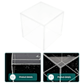 Miniatyrbillede 2 af 4: 1 stk. Akryl Display Box Transparent Opbevaringskasse Støvfri Opbevaringsboks