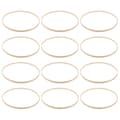 12 st 26 cm drömfångare DIY-ringar runda bamburamar hantverksmaterial
