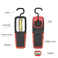 Miniatyrbilde 4 av 5: Cob Led lommelykt arbeidsinspeksjonslys med magnetisk base og justerbar krok