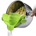 Miniatyrbillede 1 af 4: Gryde- og pastasigter - Justerbar silikonesigte
