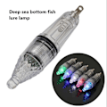 Miniatyrbilde 2 av 5: 5 stk LED Blinkende Lokkelys Mini Deep Drop Under vann Lys Fiske Lokke LED Lampe Fiske Lys Natt F