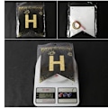 Miniatyrbillede 5 af 5: Sort & guld Glædelig Nytår Banner Nytår Hængende Bunting, lang nok efter hængning, du kan også justere denne længde selv