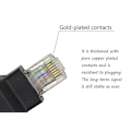 Pikkukuva 5 / 5: Rj45 1-3 Ethernet-verkko LAN-kaapeli, Rj45-uros 1-3 Ethernet-naaraskaapeliadapteri laiteportin suojaukseen.