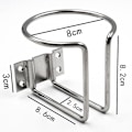 Miniatyrbillede 2 af 5: Rustfrit stål båd ring kopholder universal drikkeholdere til marine yacht lastbil RV bil trailer hardware