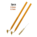 Miniatyrbillede 3 af 4: Slanting Fine Line Paint Pen Precision Touch Up Paint For Rock Chips And Scratch Repair 1/2pcs
