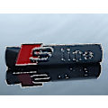 Miniatyrbilde 2 av 3: (svart) 4 stk S Logo Line Emblem, 3D Logo Metallsticker, Bylemblem for A3 A4 A5 A6 A7 A