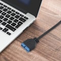 Miniatyrbillede 2 af 5: Usb 3.1 Front Panel Header til Usb 3.0 20pin Header Forlængerkabel til Motherboard 20cm