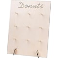 Miniatyrbillede 1 af 4: Træ Donut Stativ Display Doughnut Holder Donuts Rack Væg  Rack Holder Holdbar Donut Holder Til Bryllup 30*40cm