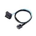 Pikkukuva 1 / 5: Mini Sas Hd 12g Sff8643 - 4 Sas 29 Pin Sff8482 -kaapeliliittimet 15-napaisella Sata-virtalähteellä C