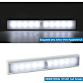 Miniatyrbilde 3 av 4: Sett med 3 10 LED-lys, trådløse, USB-oppladbare, magnetiske, bevegelsessensor, 2 lysmoduser, bærbare. Skapbelysning, nødbelysning.