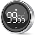 Miniatyrbillede 1 af 5: Digital Magnetisk Timer, Digital Æg Timer, Kortvarig Alarmur Med Metal