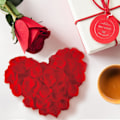 Miniatyrbilde 4 av 5: 1000 stk roseblader for soverommet - Kunstige roser røde kronblader kunstige blomster, kunstige roseblader for gifte meg, Valentinsdag