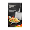 Miniatyrbillede 4 af 5: Dobbeltsidet sandwichpande Non-stick foldbar grill stegepande til brød toast morgenmad maskine kit