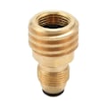 Miniatyrbillede 5 af 5: 2 stk. Propangasadapter konverterer Lp Tank Service Valve til Qcc1/type1 Udløb Messingadapter