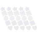 Miniatyrbillede 2 af 3: 50 stk. Mesh Plastic Canvas Sheets Cross Stitch Syning Plastic Canvas Sheets til Broderi Akryl Garn Håndværk Strik og Hækle Projekter DIY Coaster