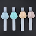 Miniatyrbilde 4 av 5: Baby Silikon Halm Sett, 4 stk Bpa-frie Gjenbrukbare Snap-on Halm