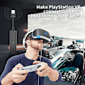 Miniatyrbilde 1 av 5: VR-kameraadapter for PS5-konsollvert, PS4 VR-adapterkabel, USB 3.0 hann til hunn, PS4-vertkamera, VR-spill, PS4 VR til PS5-konverter