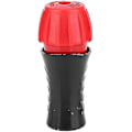 Miniatyrbilde 4 av 4: Sykkelpumpeventilhode Sykkeldekkpumpe for landeveissykler og terrengsykler (svart rød) (1 stk)