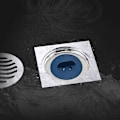 Miniatyrbillede 5 af 5: Badekar vask afløbshår opsamler, plast afløbsbeskytter holdbar badekar afløbshår opsamler brusebad prop filter fælde blokering stopper hår opsamler til