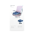 Miniatyrbillede 5 af 5: Komfortabel Memory Foam Slow Rebound Pude Bil Kontorstol Pude Egnet Til Stillesiddende Haleben