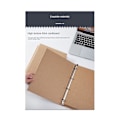 Miniatyrbillede 3 af 5: 2 stk. A4 Kraft papirmapper genopfyldelig ringbind, a4 Kraft papirbindbakke med 2 ringe til at tilføje L