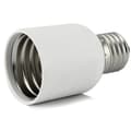 E27 to E40 Adapter White Lamp Holder Converter Home Medium Bulb
