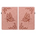 Miniatyrbillede 5 af 5: Læder Etui iPad 10.2 8. Gen (2020) Sommerfugle Pink