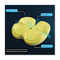 Miniatyrbillede 3 af 5: Komfortabel Memory Foam Slow Rebound Pude Bil Kontorstol Pude Egnet Til Stillesiddende Haleben