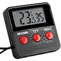 Miniatyrbillede 3 af 5: Lcd Digitalt Temperatur- og Fugtighedsmåler, Temperatur- og Fugtighedsovervågningsmåler