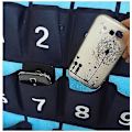 Miniatyrbillede 2 af 4: Nummereret Organizer Klasseværelse Lommekort Til Mobiltelefoner (42 Lommer)