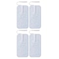 Miniatyrbillede 1 af 5: 12 stk. Hvid klud Unit Muskelstimulator Maskine med 5*9cm Unit Elektrode Pads områder som knæ eller albuer