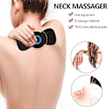 Miniatyrbild 2 av 4: Baiming Boutique 2 st Mini Ems Bärbar Elektrisk Nackmassageapparat, Cervikal Massage För Smärtlindring, Mini Massageenhet