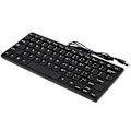 Miniatyrbild 2 av 5: 3x Trådad tangentbord Ultratunn tyst liten storlek 78 tangenter Mini multimedialt Usb-tangentbord för bärbar dator