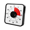 Pikkukuva 5 / 5: Vision Timer 60 Ajanotto Jalkajalusta Countdown Kello Keittiö Leivonta Ajastin Luokkahuoneisiin Tai Kokouksiin