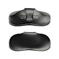 Miniatyrbillede 7 af 9: PU Læder Etui Solbrille Opbevaringspose Cover Black