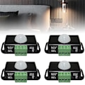 Miniatyrbillede 5 af 5: Led Bevægelsessensor 12v/24v Dc, Bevægelsessensor Krop Infrarød Bevægelses Pir Sensor Switch Automatisk Trådløs